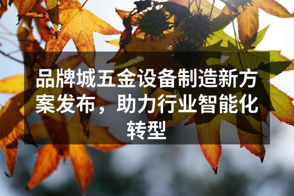 品牌城新设备展示