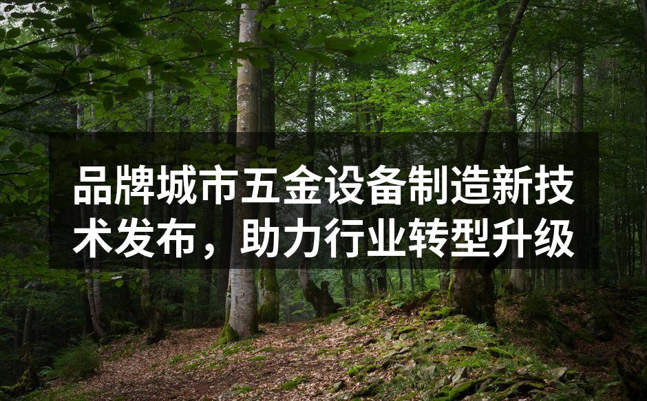 品牌城市五金设备制造新技术发布，助力行业转型升级